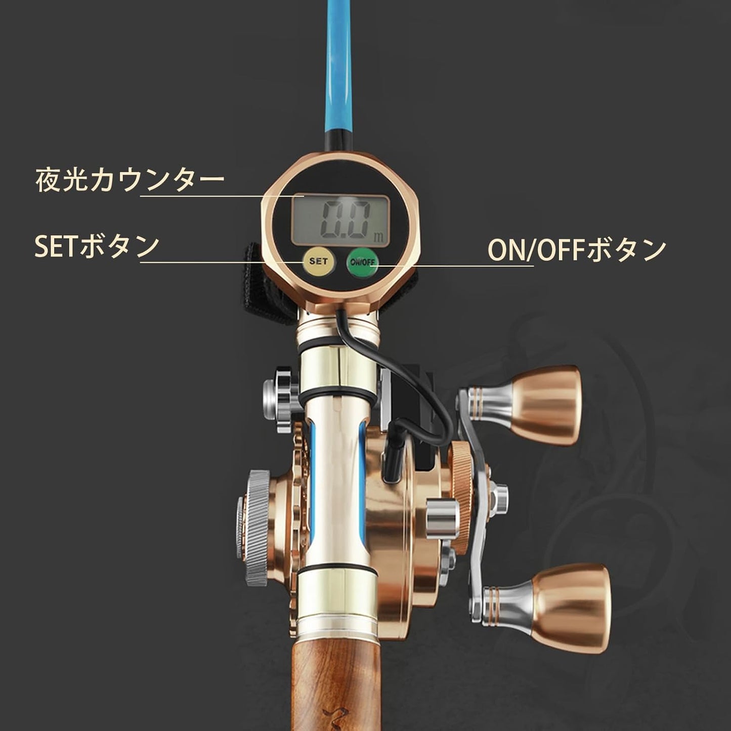 筏リール チヌリール タイコ石鯛 黒鯛 カウンター 3.6:1ギア比 7+1BB 落とし込み カセ釣り 磯釣り筏釣り 前打ち 氷釣り 穴釣り 高級軽量 左右巻き