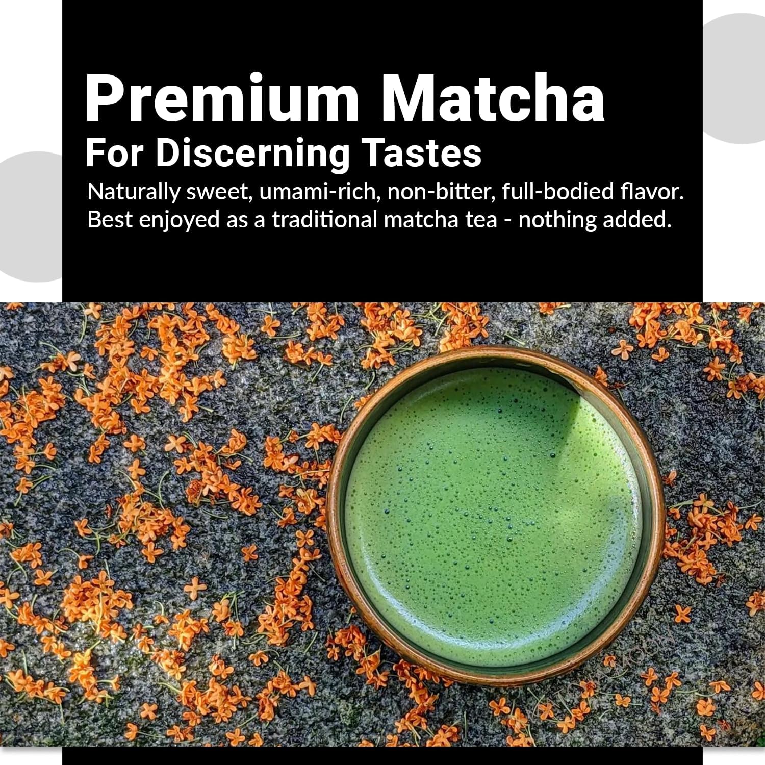 Matcha Moon Kyoto Uji Matcha Organic Organic Cultivation No Pesticides Additive Powder Organic Ceremonial Grade Japanese Matcha 1.1 oz (30 g)