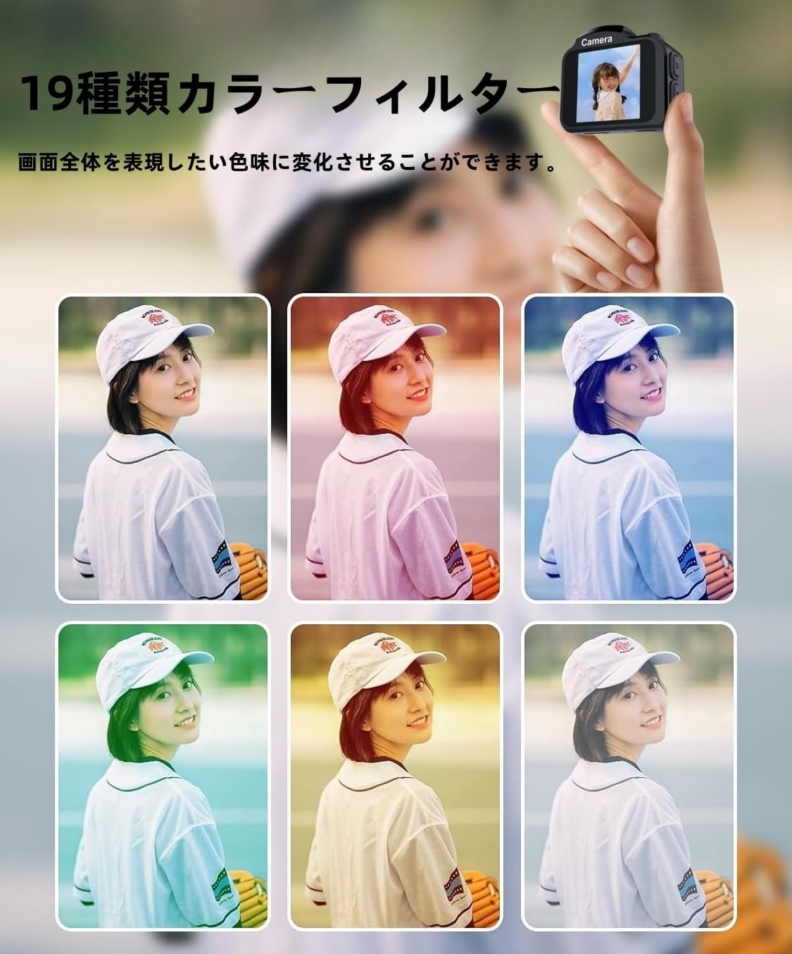 YULINJIA Ultra Small Digital Camera, 4K Mini Size, Digital Camera, Video Recording, 64 Megapixels, 64 GB Micro SD Card Included, 1.2 oz (30 g), 16 Million COMS Sensor, 1.54 Inch Large Screen, Multiple