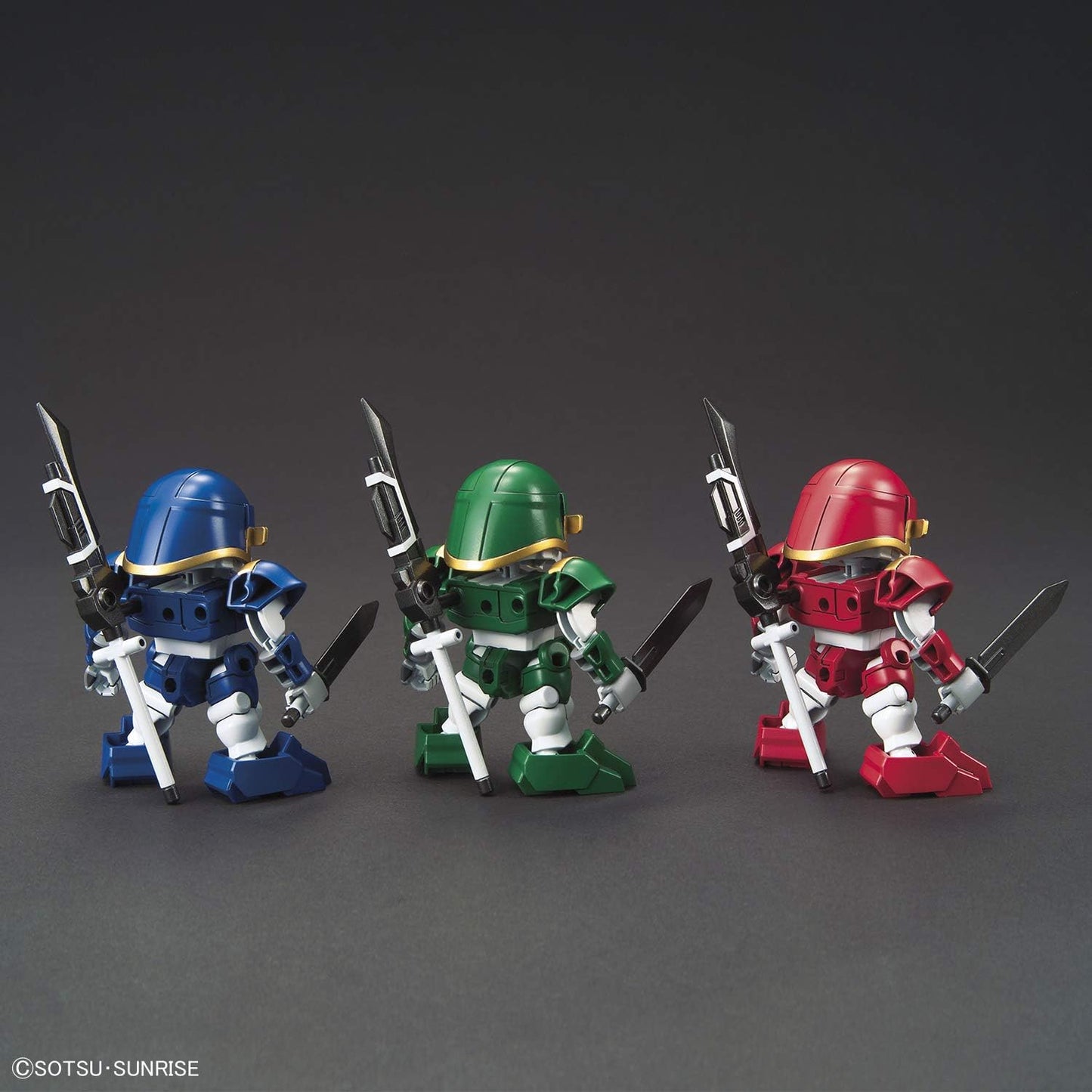 SD Gundam BAS5058856 Sangoku Geniden BUG & Troops Soldier Set, Color-coded Plastic Model