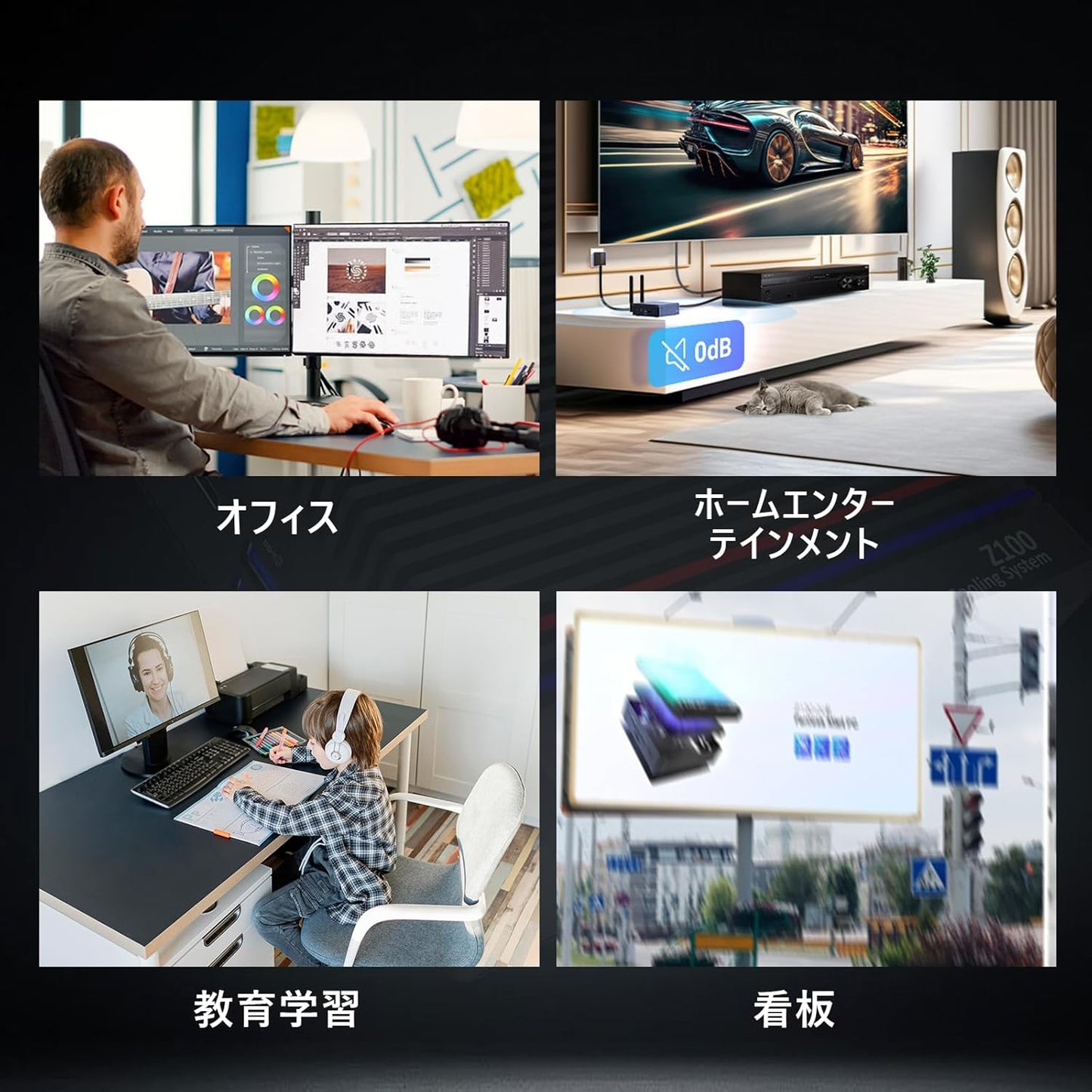 MINIX NEO Z100-0dB Fanless Mini PC, Intel Alder Lake N100, Latest 12th Generation Small PC, Up to 3.40 GHz, 16GB DDR4, 512GB M.2 PCIe Gen3 x 4 NVMe SSD, Windows 11 Pro, Mini Computer, Ultra