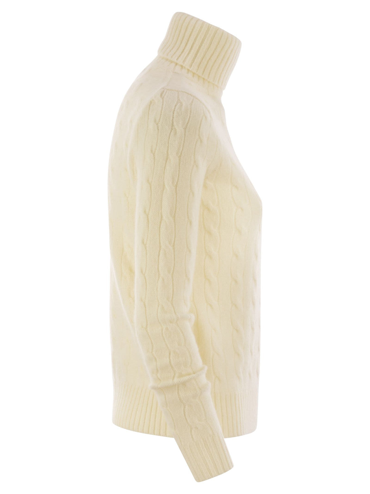 Polo ポロラルフローレンウールとカシミアケーブルニットタートルネックセーター - Image 8