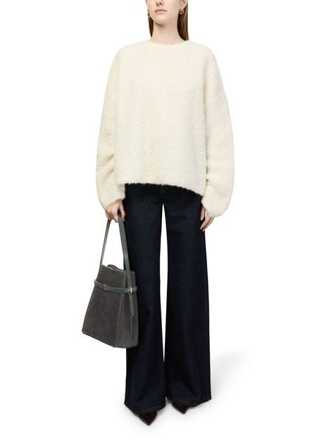 TOTEME Belted suede bucket bag - Image 8