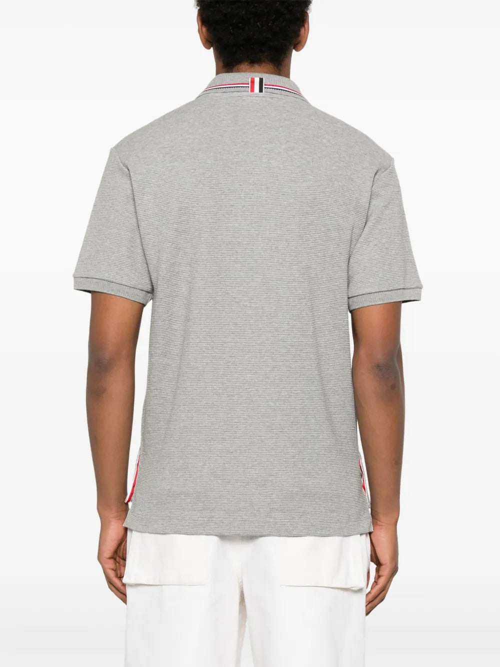 Thom Thom Browne Cotton Polo With Logo Embroidery - Image 8
