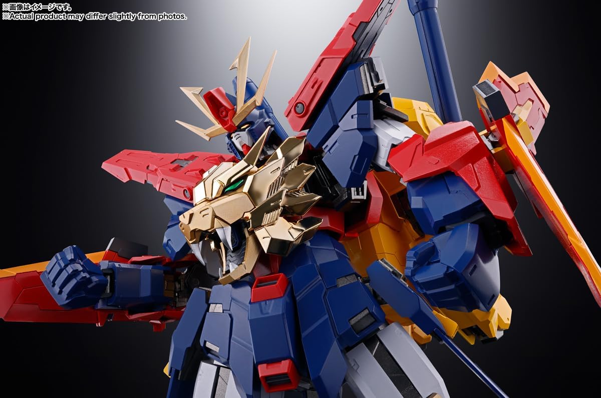 BANDAI SPIRITS Soul of Chogokin GX-113 Gundam Build Fighters Tri Strongest Mobility, Gundam Trion 3, Approx. 8.3 inches (210 mm), Die Cast & PVC & ABS, Painted Action Figure