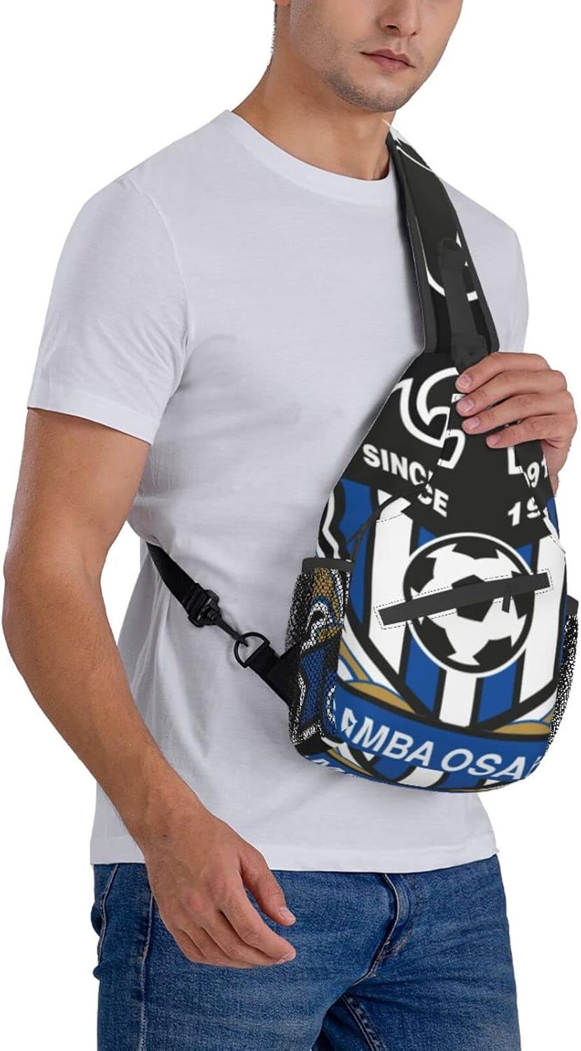 Gamba Osaka Shoulder Bag, Large Capacity, Shoulder Bag, Crossbody Bag, Mountain Climbing, Outings, School, Events, Anime, Moe Goods, Multifunctional, Lightweight, Unisex, Gift, Sports, School Bag,