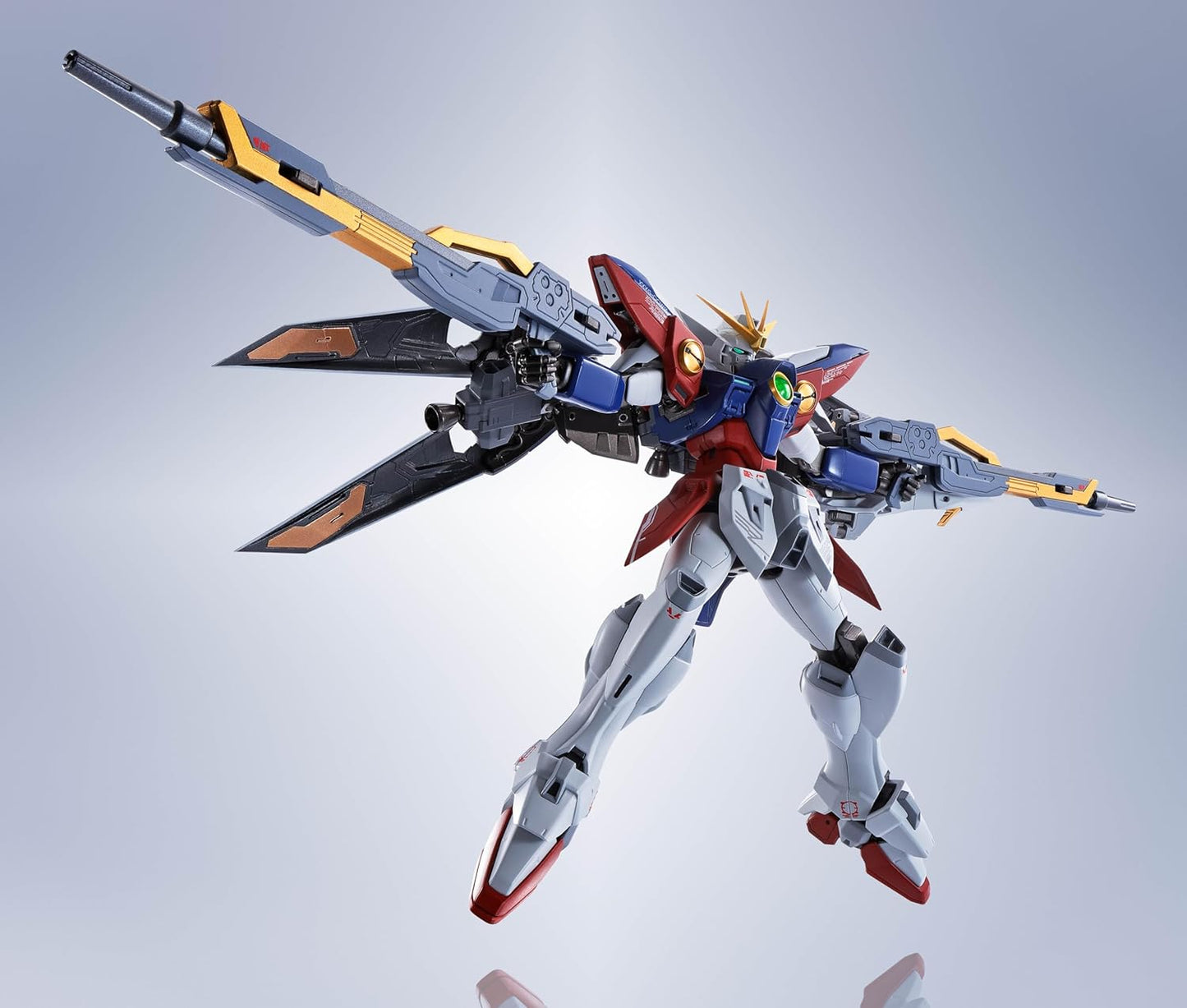 Tamashi Nations Metal Robot Spirits New Mobile Battle Gundam W Side MS Wing Gundam Zero, Approx. 5.5 inches (140 mm), PVC, ABS & Diecast, Pre-painted Action Figure