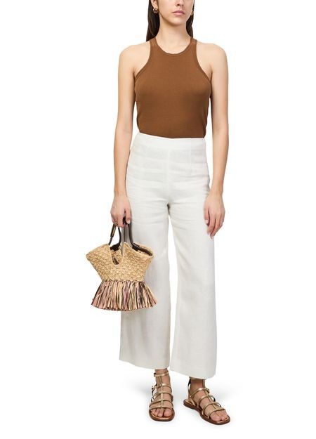 ZIMMERMANN Goldentime mini fringed tote bag - Image 8