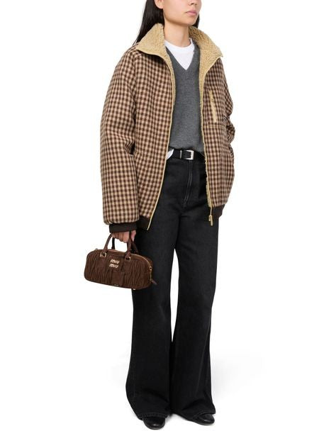 MIU MIU Small quilted suede Arcadie bag - Image 8