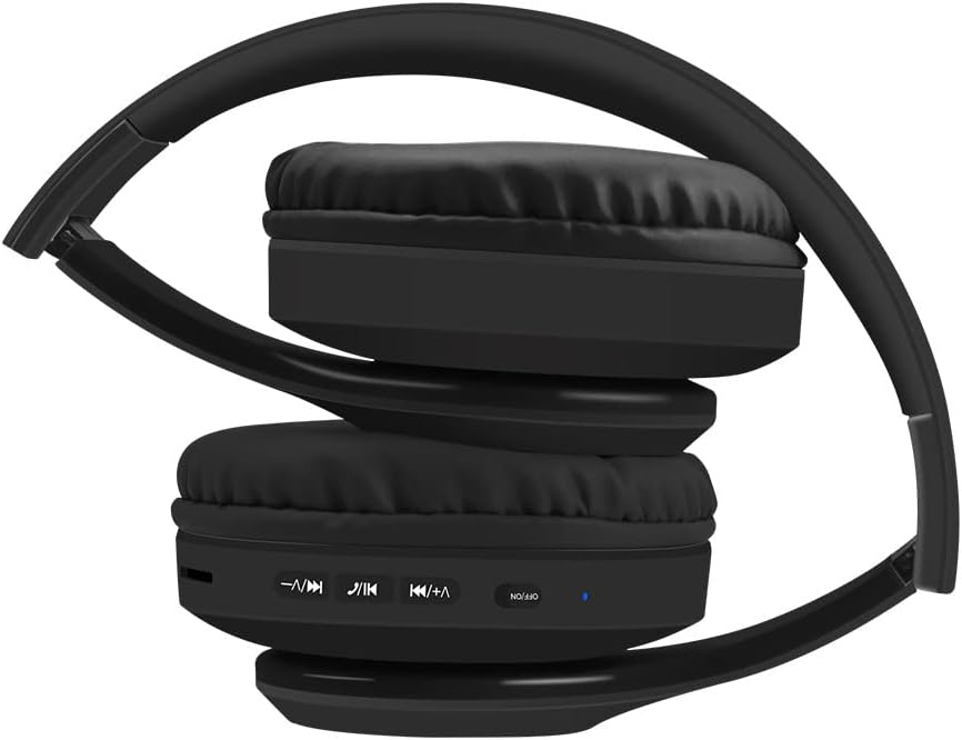 Wireless Headphones Bluetooth 5.3 Over Ear Bluetooth Headphones/Low Latency/Closed Type Sound Leak Resistant/Built-in Microphone/Lightweight Comfortable Fit/Foldable/40mm HD Driver Unit/3.5mm AUX