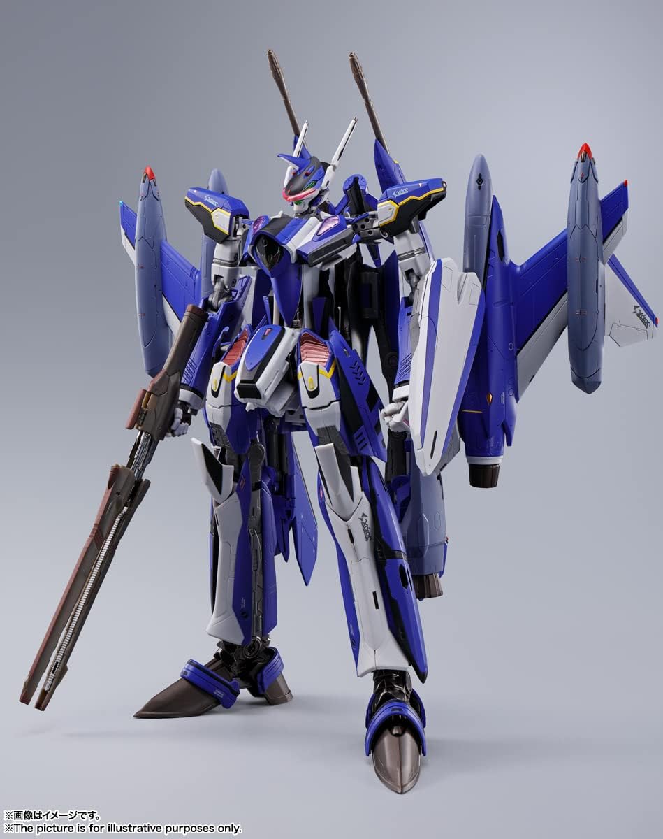 TAMASHII NATIONS DX Super Alloy Movie Version Macross Delta Absolute LIVE!!!!!! YF-29 Durandal Valkyrie (Maximilian Jenius Machine) Full Set Pack, Approx. 8.7 inches (220 mm) ABS & Die Cast