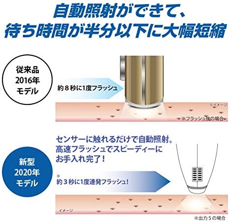 OMNI Cool Flash Bottle OM-FM03 Light Beauty Device, Facial Beauty Device, 400,000 Irradiations Included, Cooling Function