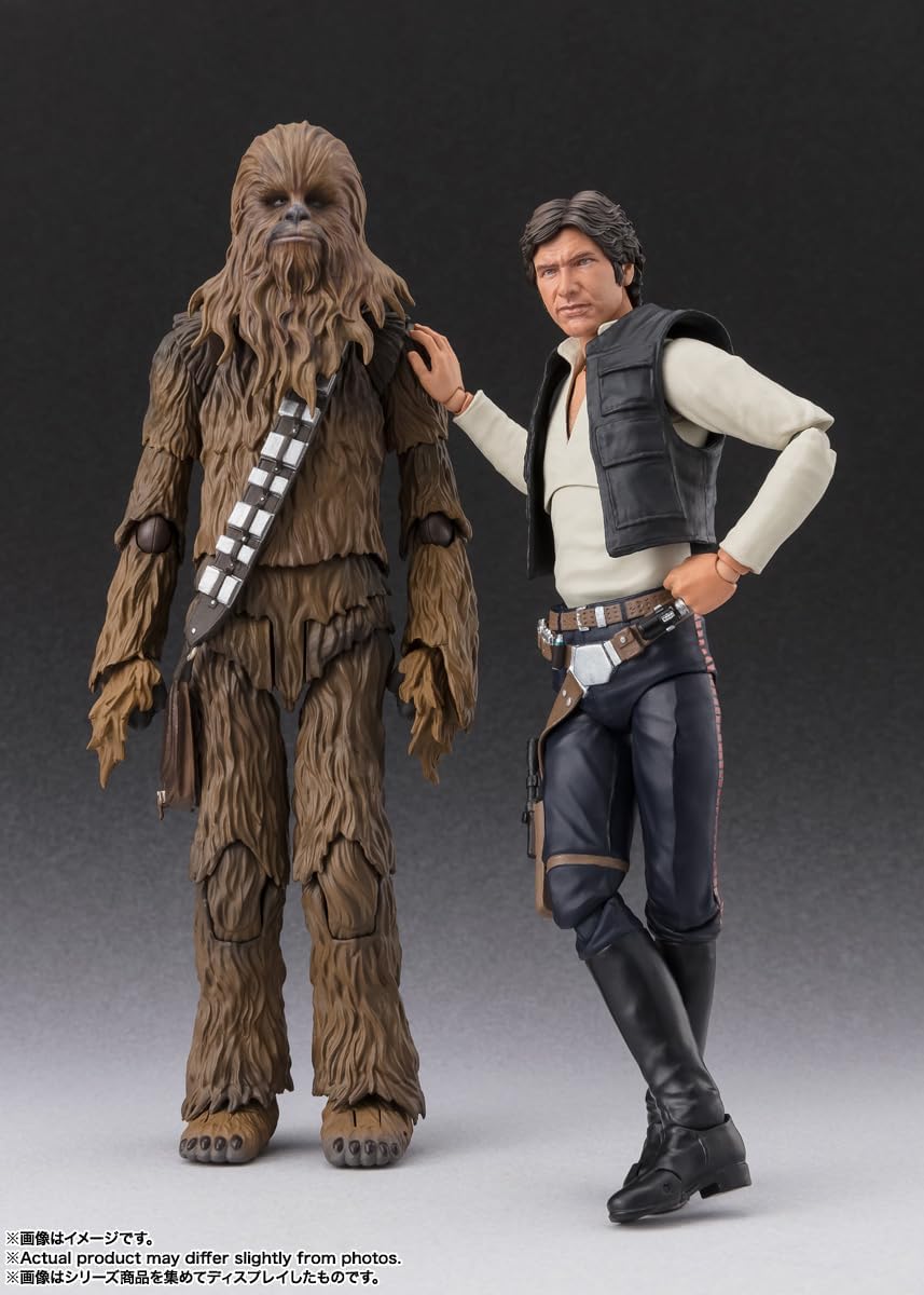 BANDAI SPIRITS S.H. Figuarts Star Wars Episode 4: A New Hope Han Solo -Classic Ver.- (Star Wars: New Hope) Approx. 5.9 inches (150 mm), PVC & ABS, Pre-painted Action Figure