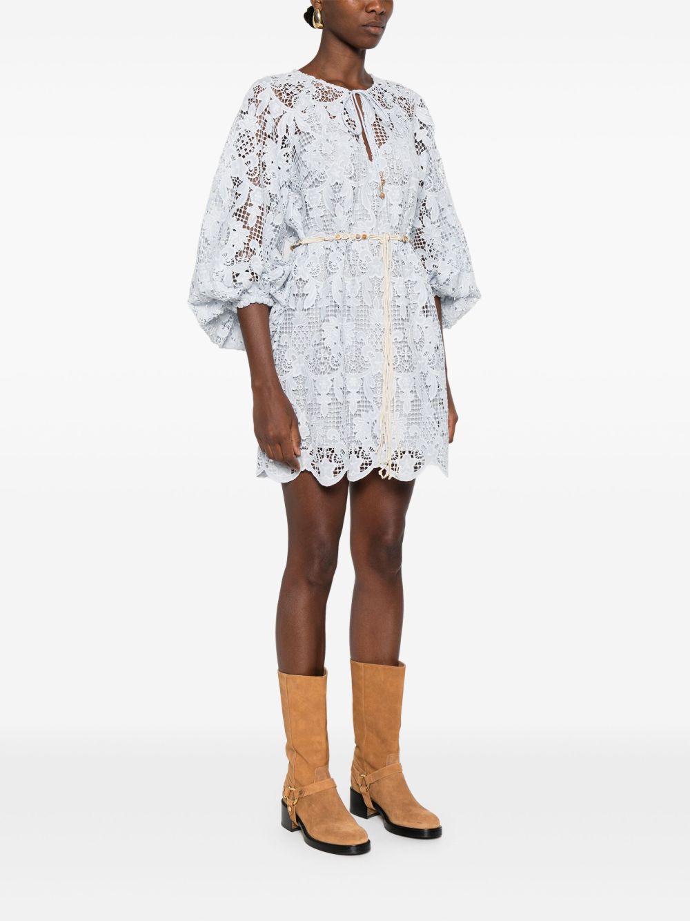 Zimmermann ZIMMERMANN COCO LACEミニドレス - Image 8