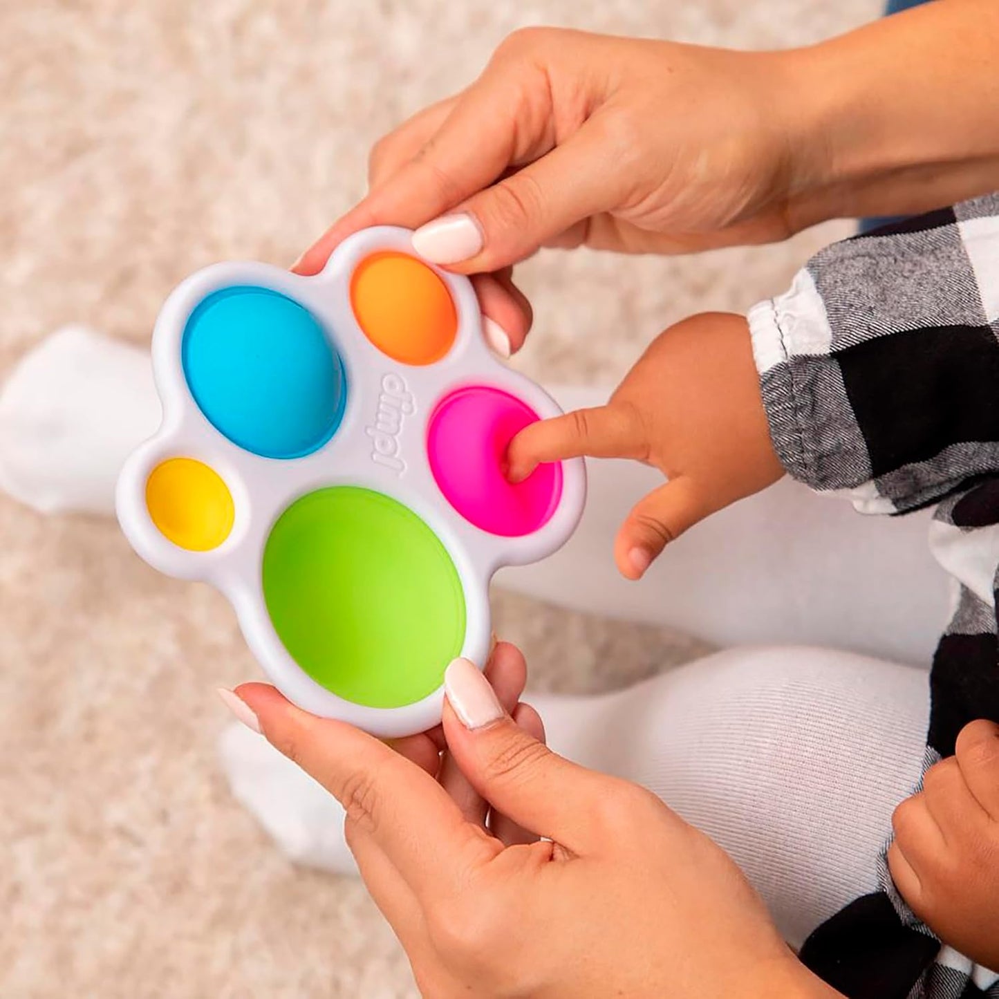 ファットブレイン(Fat Brain Toys) 赤ちゃんおもちゃ 1個 ディンプル 指先知育 【正規品】 FA192-1
