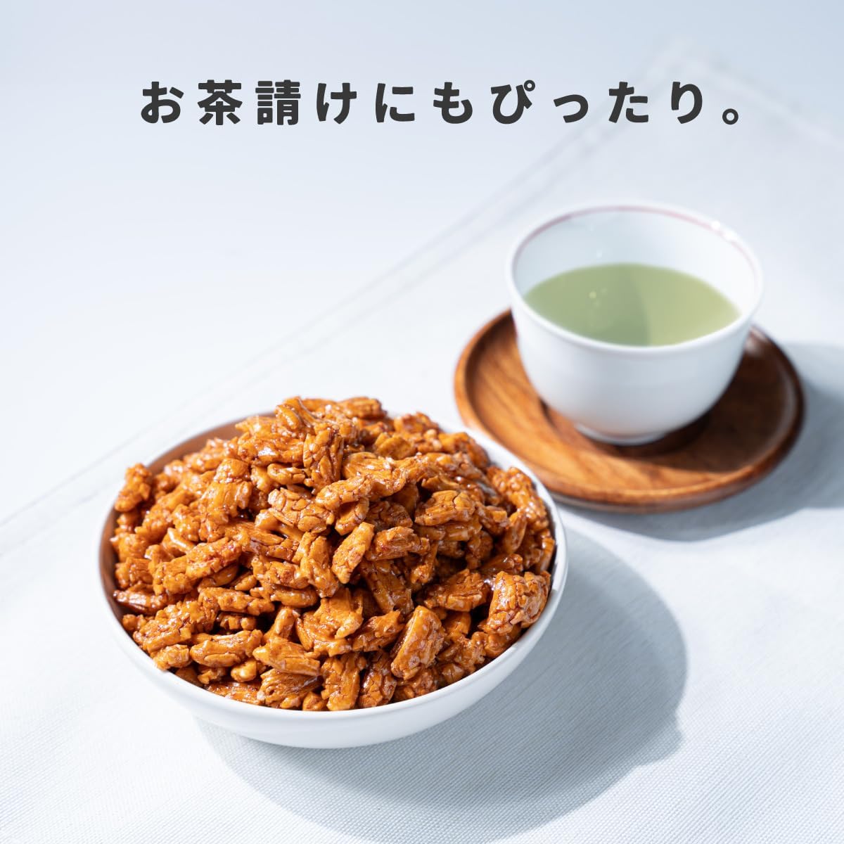 Small Senbei Crackers 340g (170g x 2 bags) Granulated Mochi Crackers Spicy Soy Sauce Flavor TOMOGUCHI 友口 もぐーぐ。340g (170g x 2 bags)