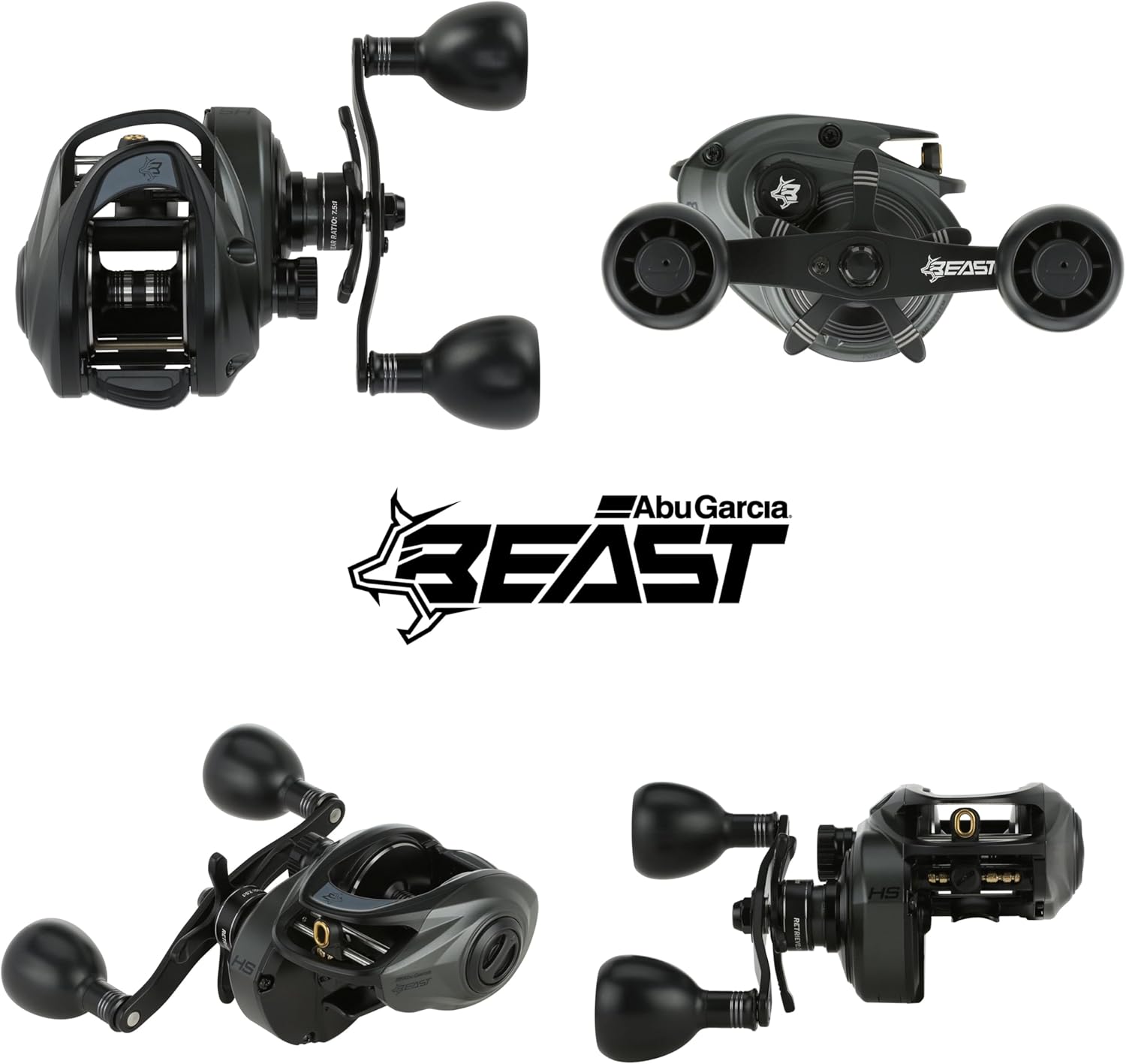 Abu Garcia (アブガルシア) ビースト LP ビースト 各種 ベイトリール ロープロ バス ソルト 怪魚 ビッグゲーム