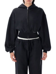 T By Alexander Wang Tによるアレクサンダー・ワン・ダーク・グレーの綿のスウェットシャツ - Image 8