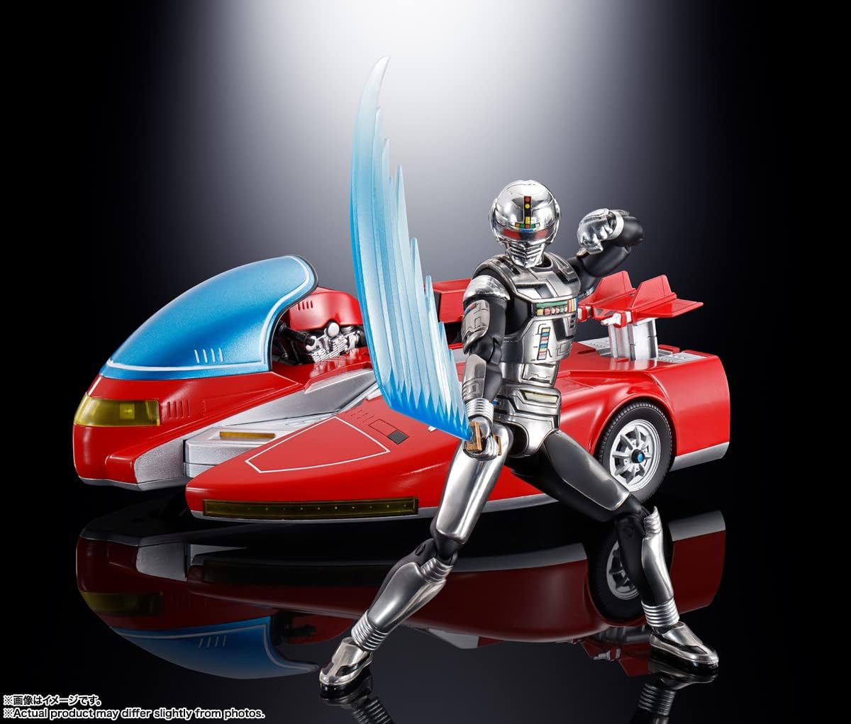BANDAI SPIRITS Chogokin Space Detective Gavan & Cybarian, Approx. 3.9 inches (100 mm) & Approx. 5.5 inches (140 mm), Die Cast & ABS, Painted Action Figure