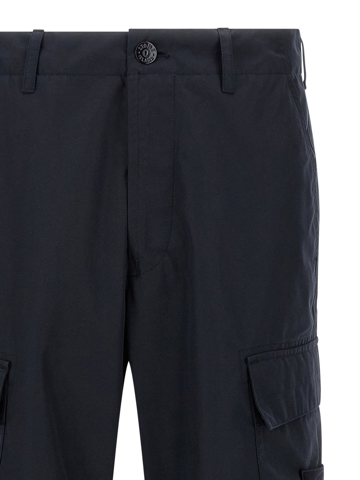 Stone Stone Island Logo Badge Cargo Pants - Image 8