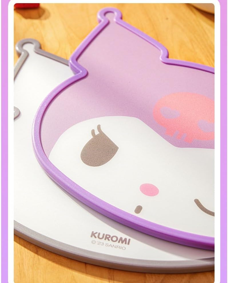 Kuromi My Melody Cinnamoroll, Hello Kitty Cute Animal Cutting Board, Camping, Lightweight, Suitable for Outdoor Use, Heat Resistant, Multifunctional, (Size : Hello Kitty)