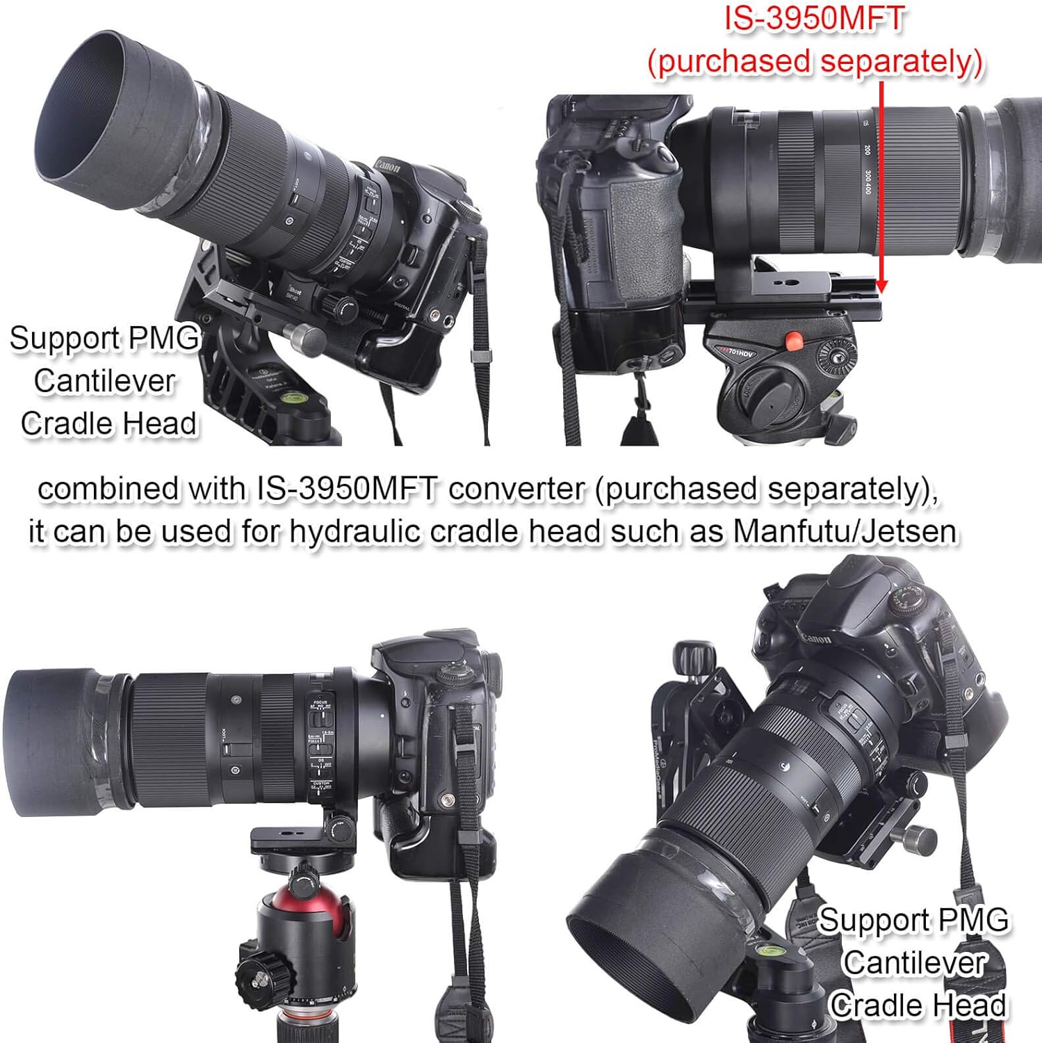 iShoot Ring Tripod Mount Ring, Specifically Designed for Sigma Sigma 100-400mm F5-6.3 DG OS HSM Contemporary Lens of Canon Mount, Bottom Quick Release Plate, Fits ARCA-SWISS Type Head / Ball Head