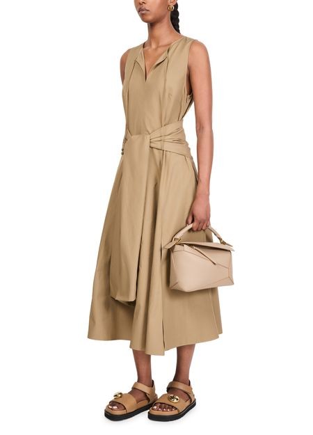 LOEWE Pebble fussbett sandal in soft calfskin - Image 8