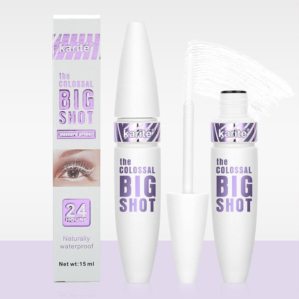 1PC White Cosplay Mascara, White Eyelashes, Waterproof, Naturally Outstanding Eyelashes, Anti-Damage, Waterproof, Long Lasting, Stain Resistant, Film Type, Can Be Removed with Hot Water, Quick Drying,
