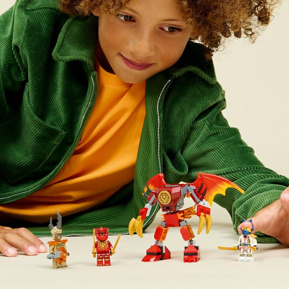 Lego 71851 Ninjago Kai Dragon Mecha Suit Battle Pack Toy Birthday Present Blocks Educational Boys Girls Children 6 7 8 9 Years Old Competition Robot Game