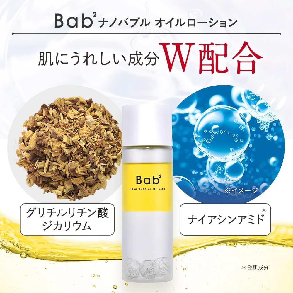 Bab2 Nano Bubble Oil Lotion 3.9 fl oz (110 ml) (Single Item (Hangyodon Exclusive Design))