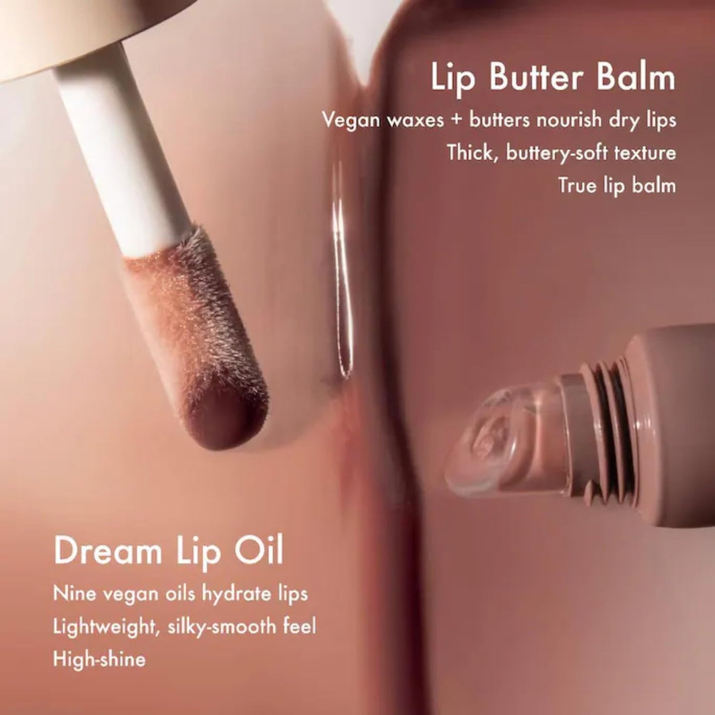 Summer Fridays Dream Lip Oil - Hydrating Tinted Lip Gloss Oil - Non-Sticky Formula with Skincare Benefits for Long-Lasting Softness + Shine - Effortless Beauty Gifts - Warm Beige (0.15 Oz)