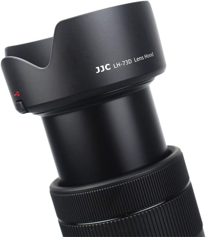 JJC EW-73D Reversible Lens Hood for Canon RF 24-105mm F4-7.1 IS STM & EF-S 18-135mm F3.5-5.6 IS USM Lens Compatible with Canon EOS R5 R6 RP R 90D 80D 77D