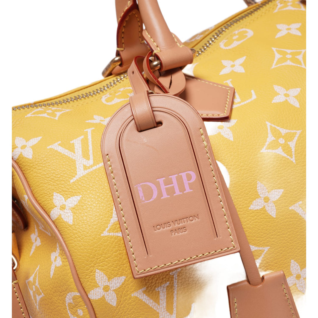 LOUIS VUITTON 'JAUNE MAT' SPEEDY P9 BANDOULIERE 40
