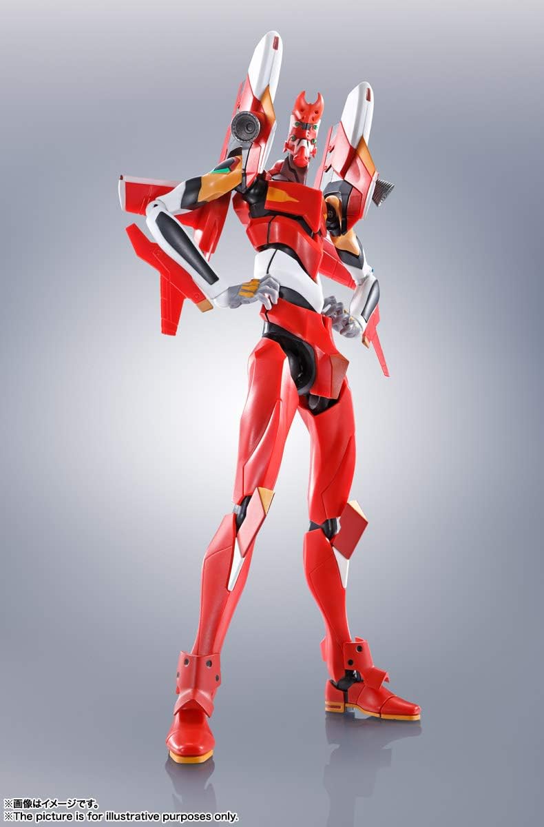 Robot Spirits Evangelion [Side EVA] Evangelion Unit 2 + S Type Equipment - New Movie Version Approx. 6.7 inches (170 mm), ABS & PVC Pre-painted Action Figure