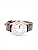 Seiko ALBA Women's Watch, Quartz, Stainless Steel, Reinforced Waterproof for Everyday Use (5 ATM), Analog, AEGK432 (Dial: White Case: Pink Gold), Bracelet Type