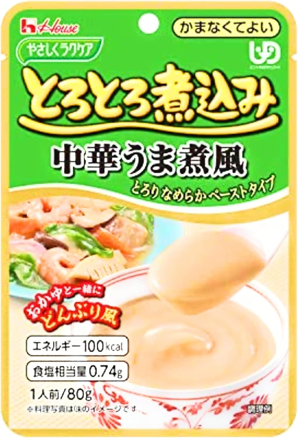 House Nursing Care Foods, Retort, Easy Care, 24 Meals, 8 Types x 3, Stewed, No Need to Bite Care, Collegaro Stickers, Cardboard Filled