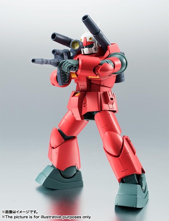 BANDAI SPIRITS ROBOT Spirits Mobile Suit Gundam RX-77-2 Gun Cannon Ver. A.N.I.M.E. (Resale Version), Approx. 4.9 inches (125 mm), PVC & ABS, Painted Action Figure