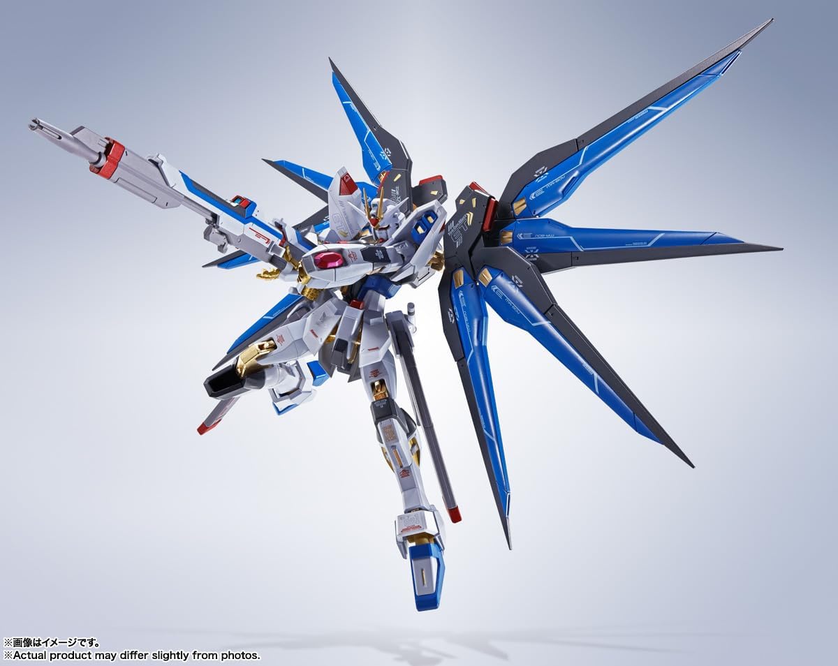 TAMASHII NATIONS METAL ROBOT Spirits, Mobile Suit Gundam SEED DESTINY Strike Freedom Gundam [Re:Coordinate] Approx. 5.5 inches (140 mm), PVC & ABS & Die Cast Pre-painted Action Figure