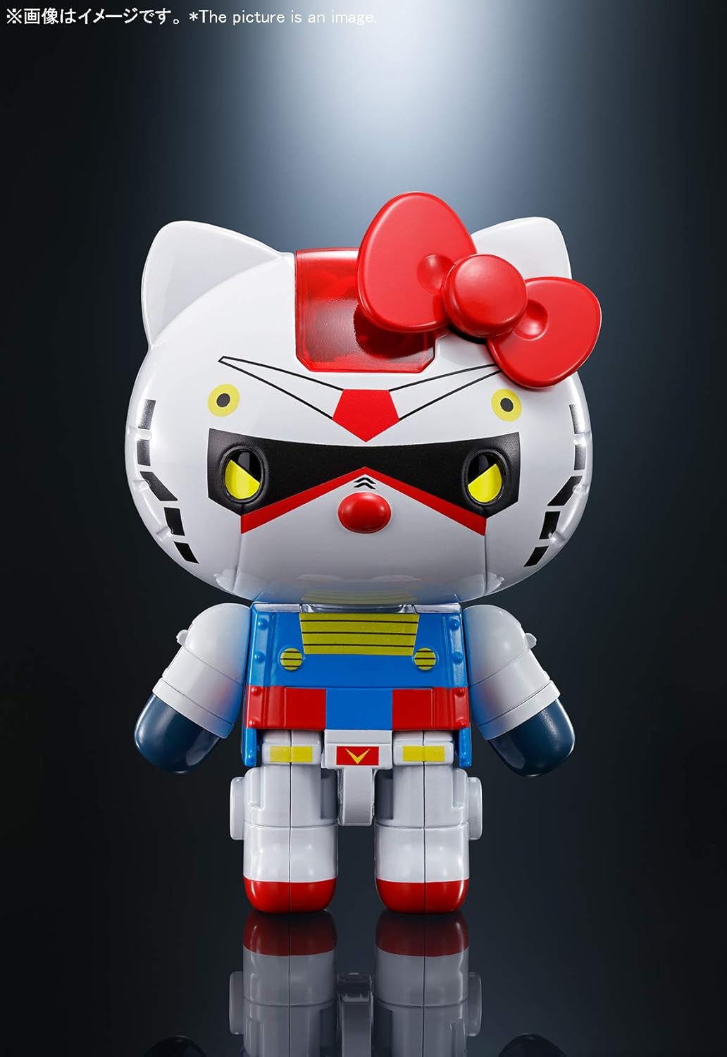 Chogokin Gundam Hello Kitty Die-Cast & ABS Pre-painted Action Figure