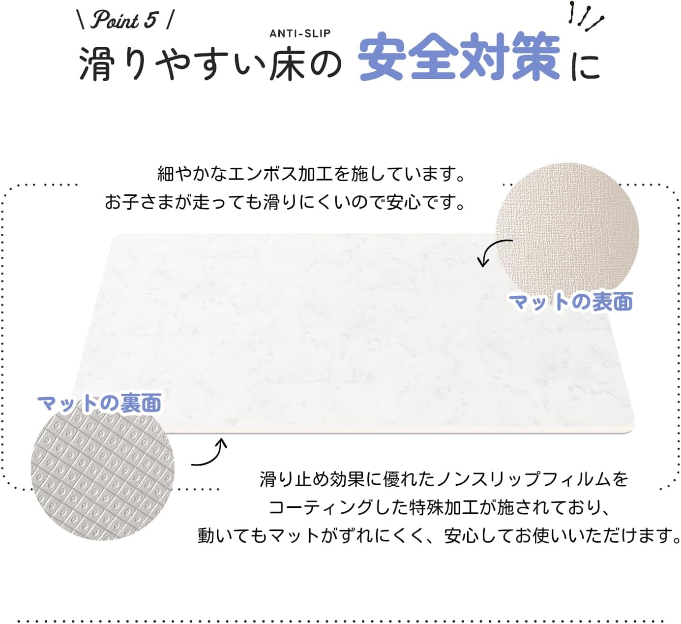 GU MODE Baby Mat (Milky White, 110x300x1cm)