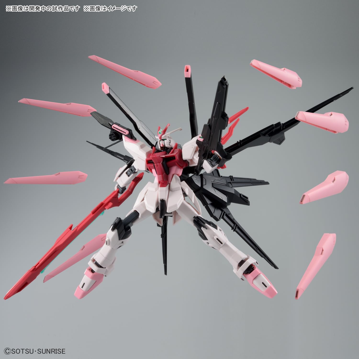 HG Gundam Build Metaverse Gundam Perfect Strike Freedom Rouge 1/144 Scale, Color-Coded Plastic Model