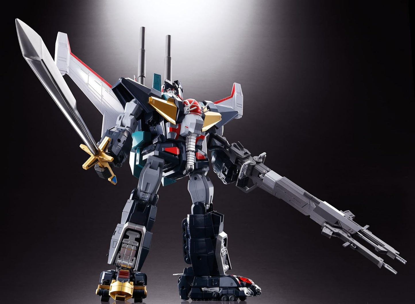 Chogokin Tamashii Dancouga – Super Beast Machine God GX-13R Dancouga (Renewal Version) Approx. 9.8 Inches (250mm) ABS&Die-Cast&PVC Painted Action Figure