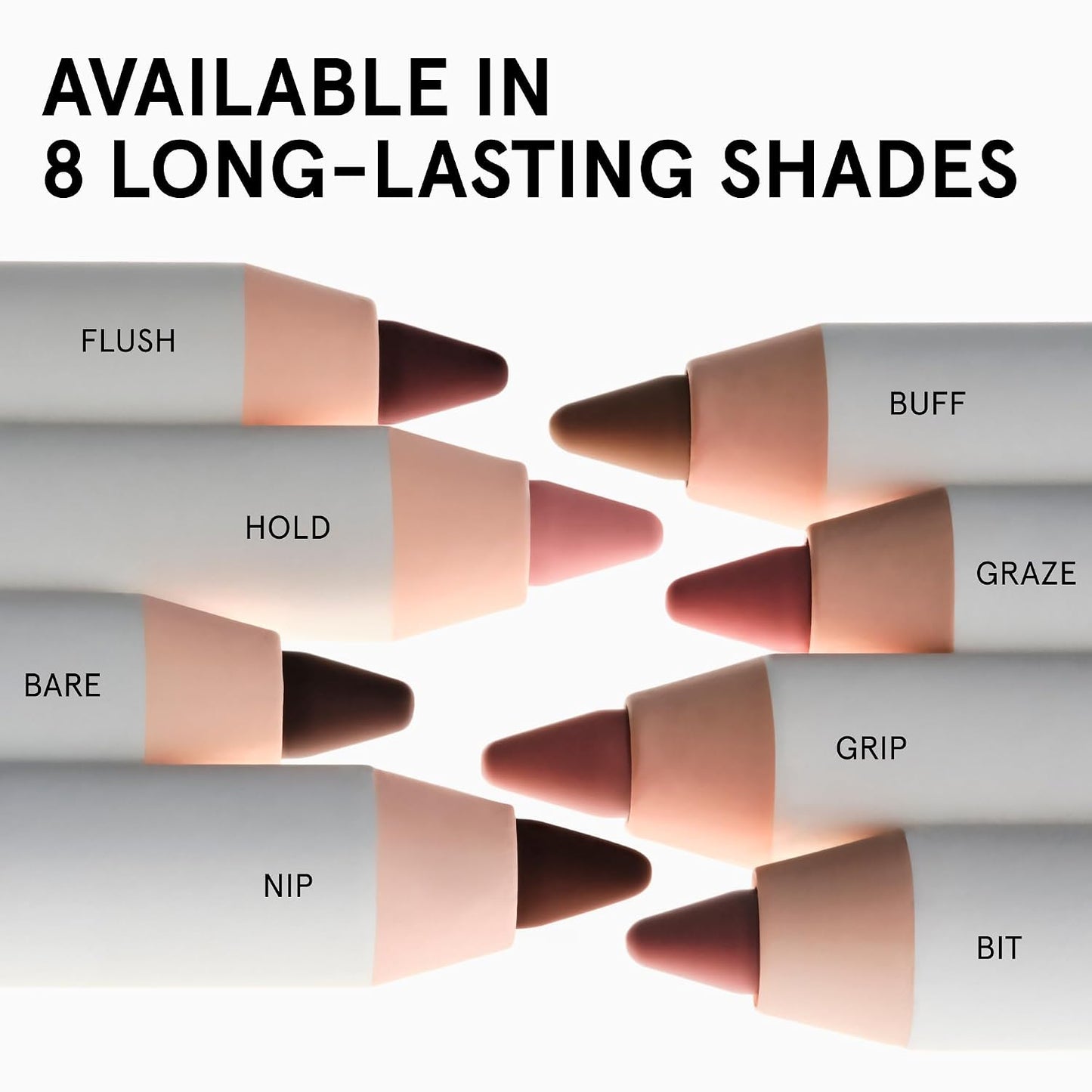 Glossier Lip Line, Bit - Mauve Lip Liner Pencil, Long Lasting Water-Resistant Smudge-Resistant Transfer-Resistant Medium Coverage Definer with Jojoba Oil, Natural Shape and Tones for Sensitive Skin