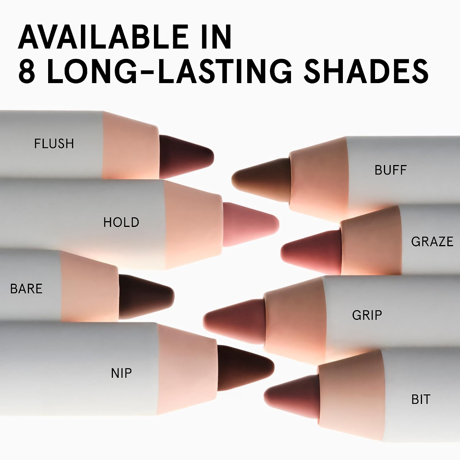Glossier Lip Line, Bit - Mauve Lip Liner Pencil, Long Lasting Water-Resistant Smudge-Resistant Transfer-Resistant Medium Coverage Definer with Jojoba Oil, Natural Shape and Tones for Sensitive Skin