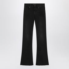 Balenciaga Raglan黒/灰色のチェックで1つのレイヤーコート - Image 8