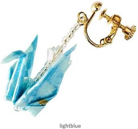 Orizuru Earrings Red