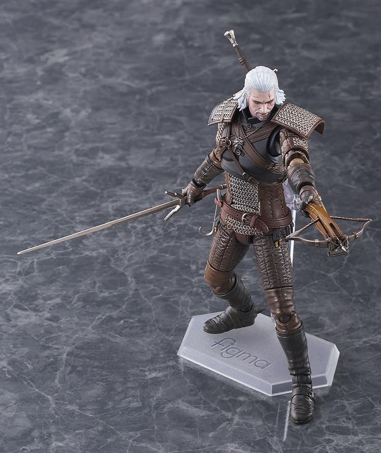 Max Factory Figma The Witcher 3 Wild Hunt Geralt Non-Scale Plastic Pre-Painted Action Figure