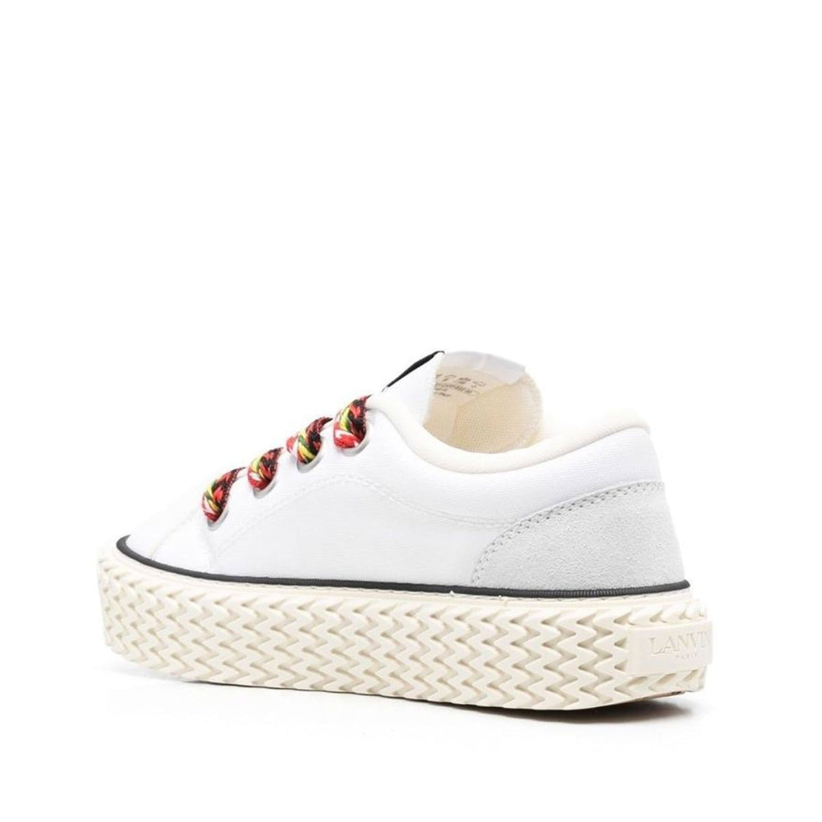 Lanvin ランバンコットンレースアップスニーカー - Image 8