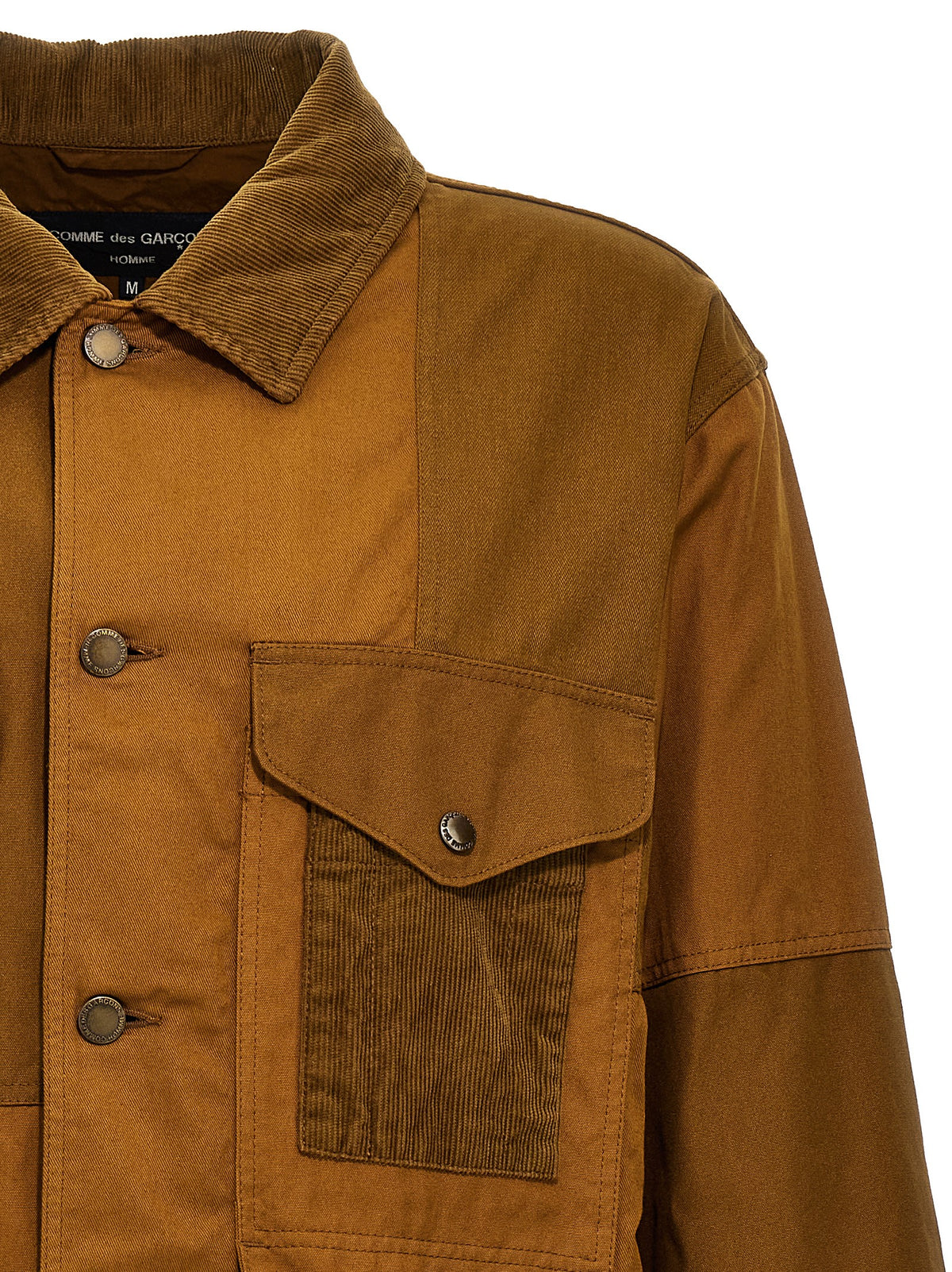 Comme Comme Des Garchons Homme Ribbed Velvet Insert Canvasジャケット - Image 8