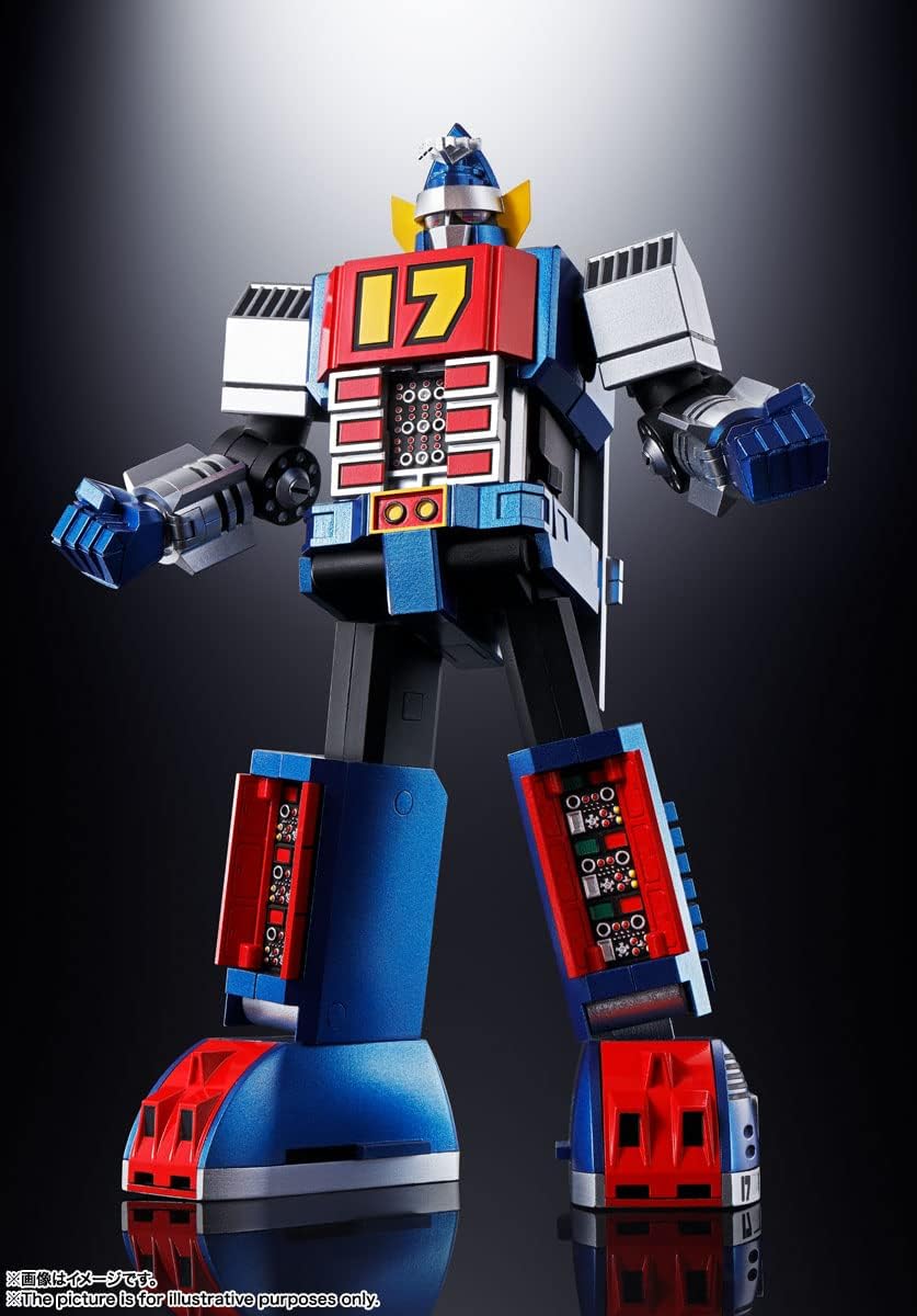 Soul of Chogokin GX-101 Daitetsujin 17, Approx. 7.1 inches (180 mm), PVC & ABS & Die Cast Pre-painted Action Figure